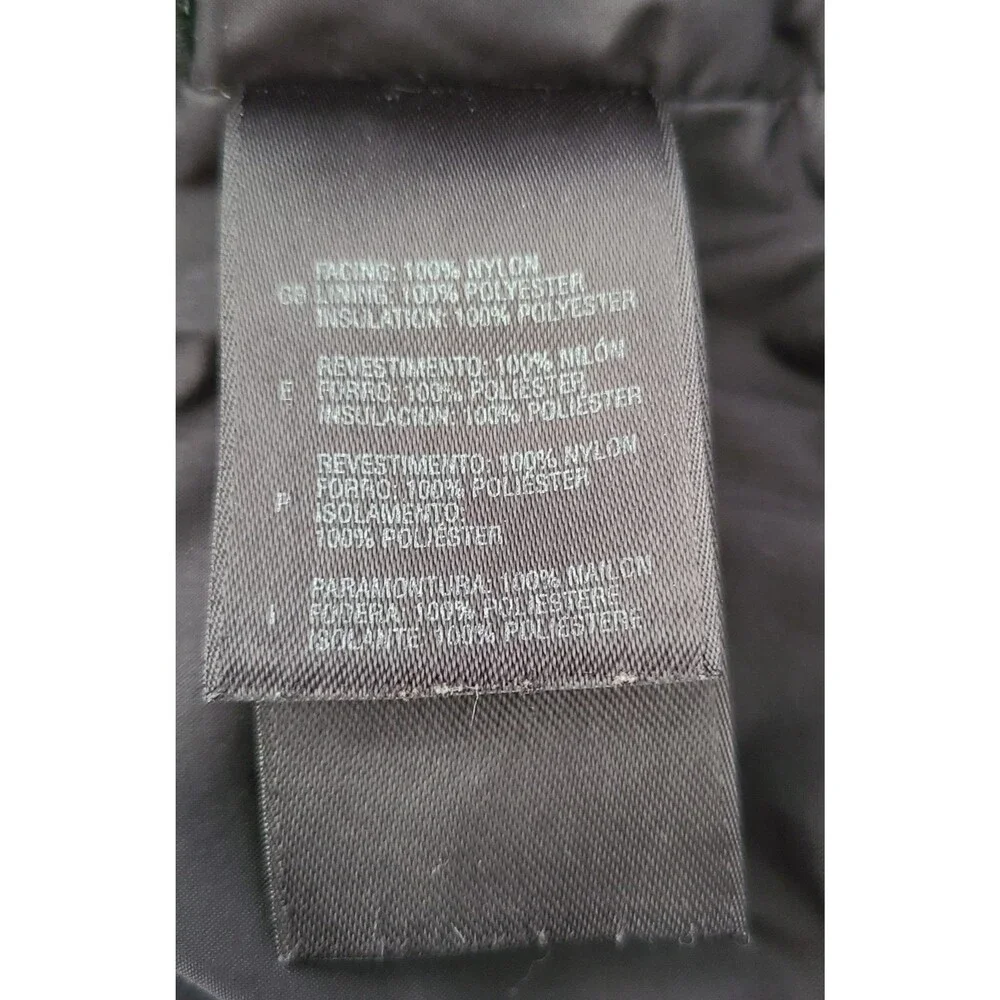 The North Face Primaloft Insulated Vest Men's Large Black Full Zip Puffer